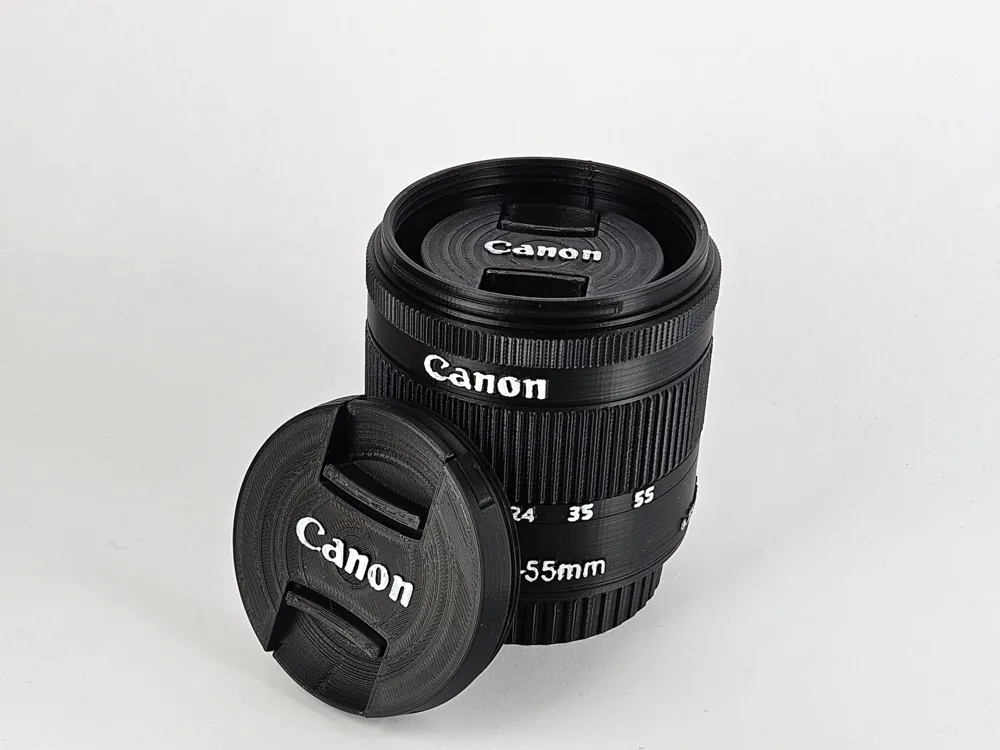 Canon Lens Style Container & Pen Holder – 3D Printed Desk Organizer